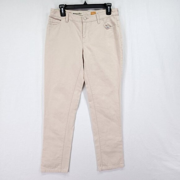 Anthropologie Pilcro & The Letterpress Linen Pants Size 28 Fit Hyphen Beige - Picture 1 of 13
